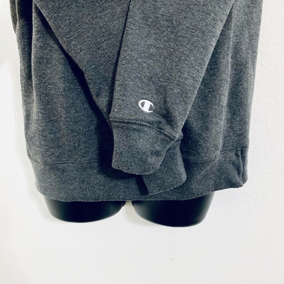 ✨Champion French Terry Funnel Cowl Neck Top Sweater✨ Size Small Granite Heather - Picture 4 of 7